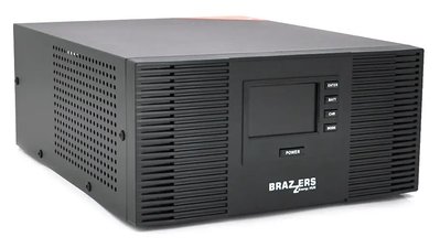 BRAZZERS BRSW-LFP-800-12 ДБЖ (640Вт) під зовнішній АКБ 12V(LiFePo4/GEL/AGM), струм заряду 10/20A 28409 фото